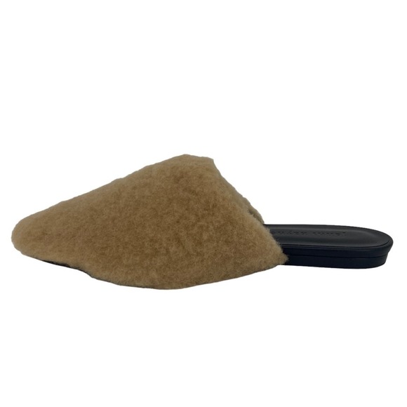 New Jenni Kayne Shearling Mule Slides in Natural Size 37 - Picture 5 of 12